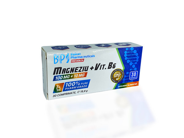 Balkan Pharmaceuticals Magnesium + Vit.B6 30Tbl
